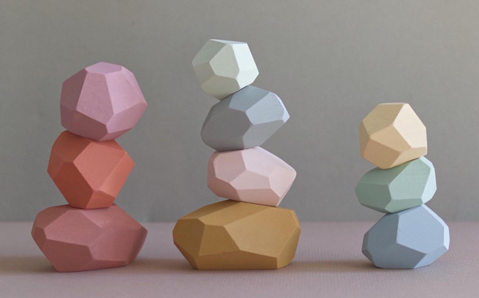 Gift Idea - Pastel Balancing Stones