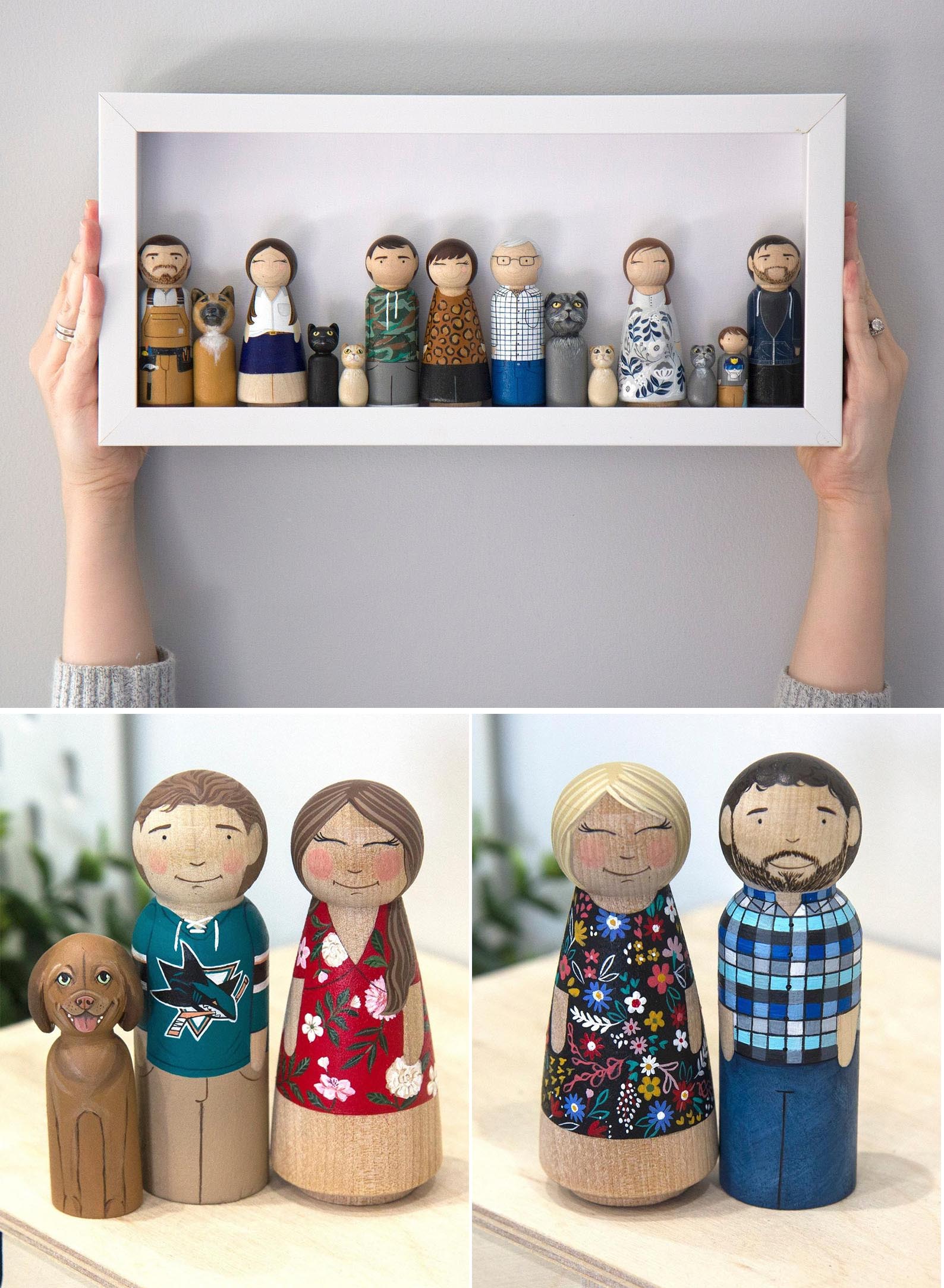 Gift Idea - Wooden Family Portrait