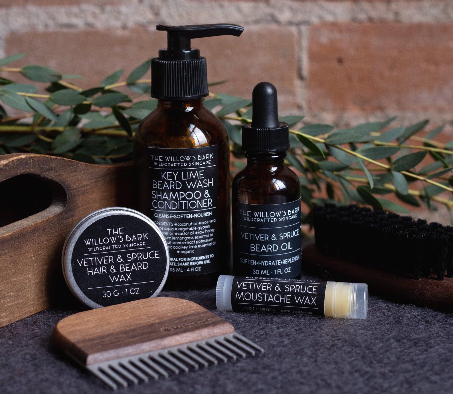 Gift Idea - Vetiver & Spruce Beard Kit