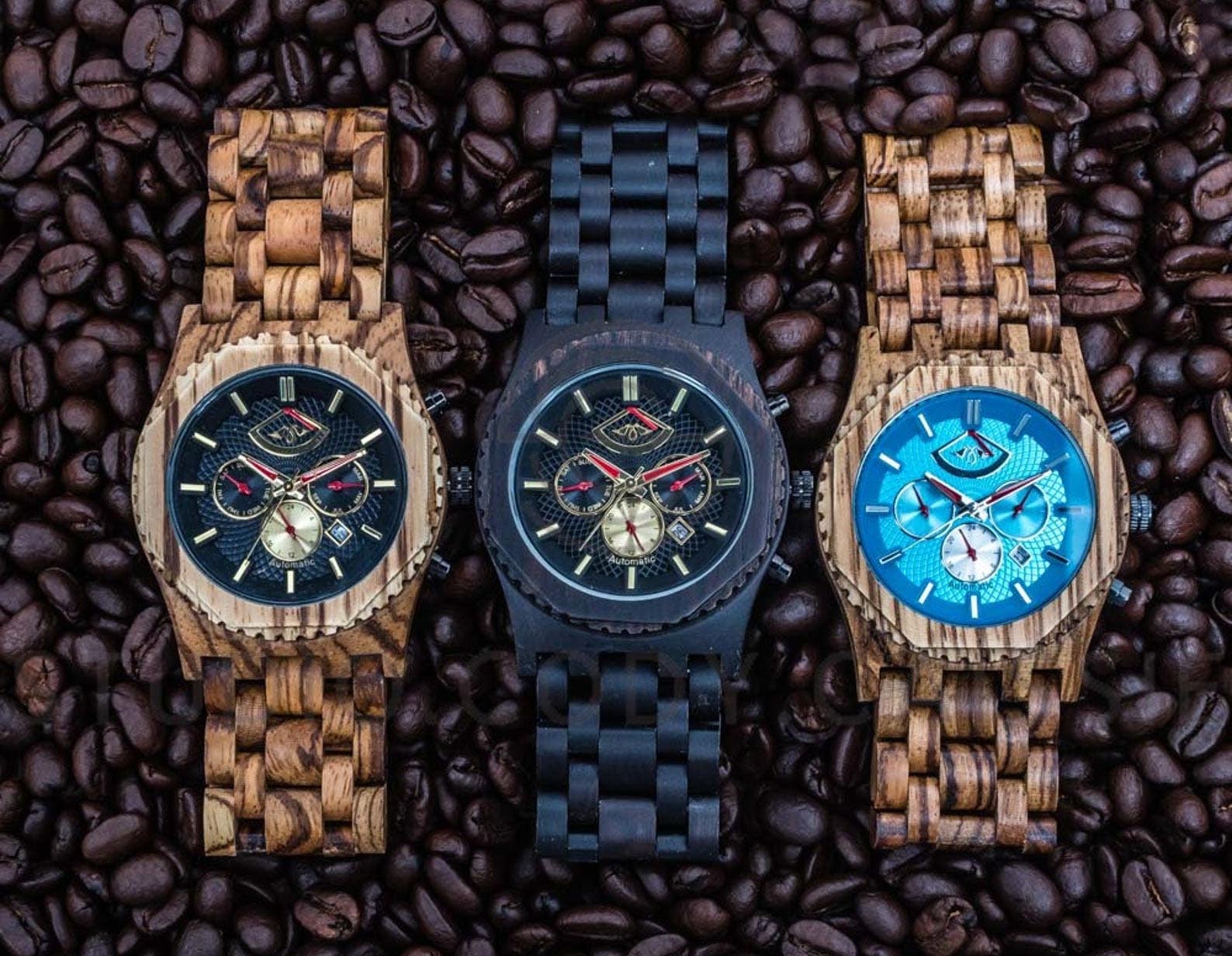 Gift Idea - Zebrawood Men’s Watch