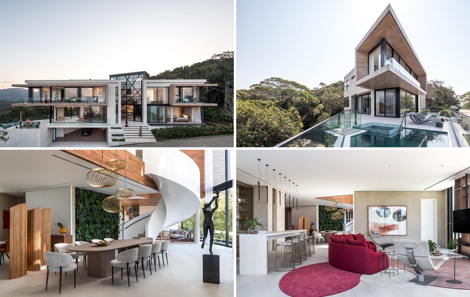 Walls Of Windows Allow This Hillside Home To Take Advantage Of The ...