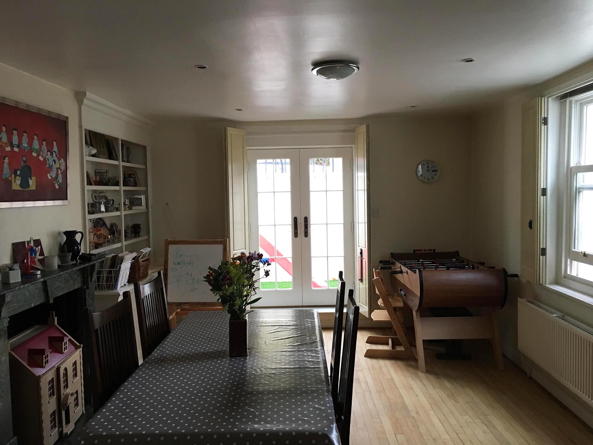 Before remodel - the dining room.