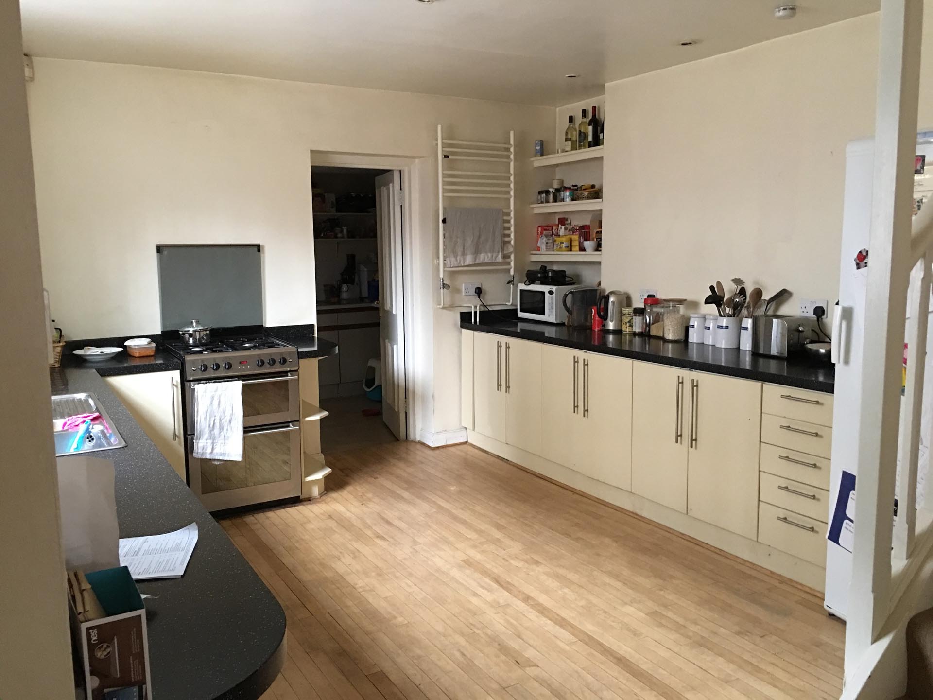 Before remodel - the kitchen.