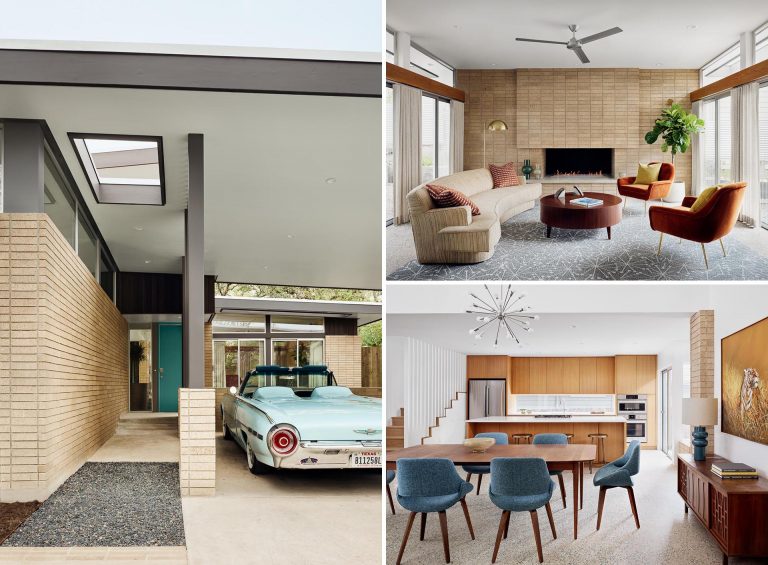 The Design Of This New Home Was Inspired By Mid-Century Modern Architecture