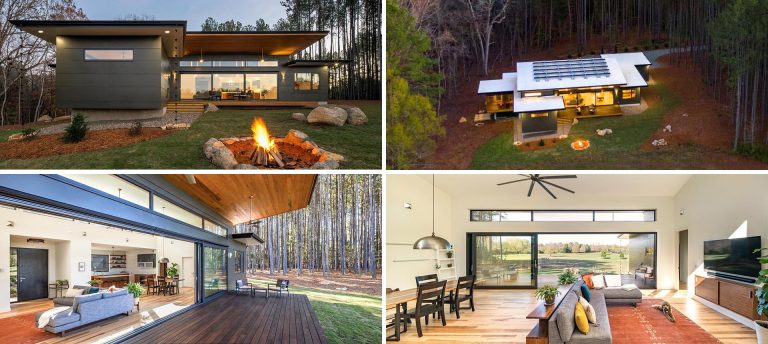 A Roof Covered In Solar Panels Allowed This Home To Be A Net-Zero Energy House