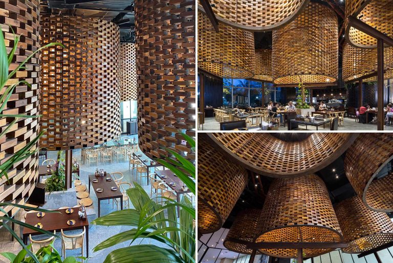 Traditional Brick Kilns Inspired The Decor Inside This Vietnamese Restaurant