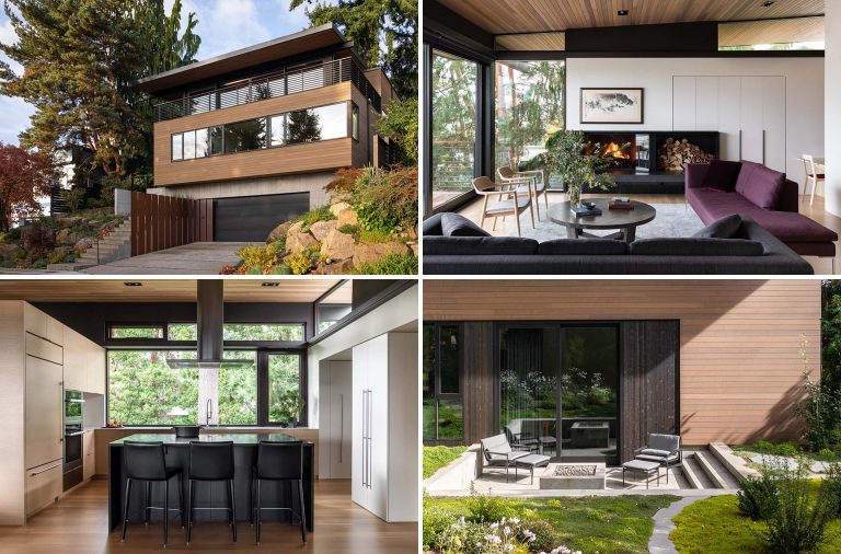 Placing The Living Room On The Top Floor Allowed This Home To Enjoy Water Views