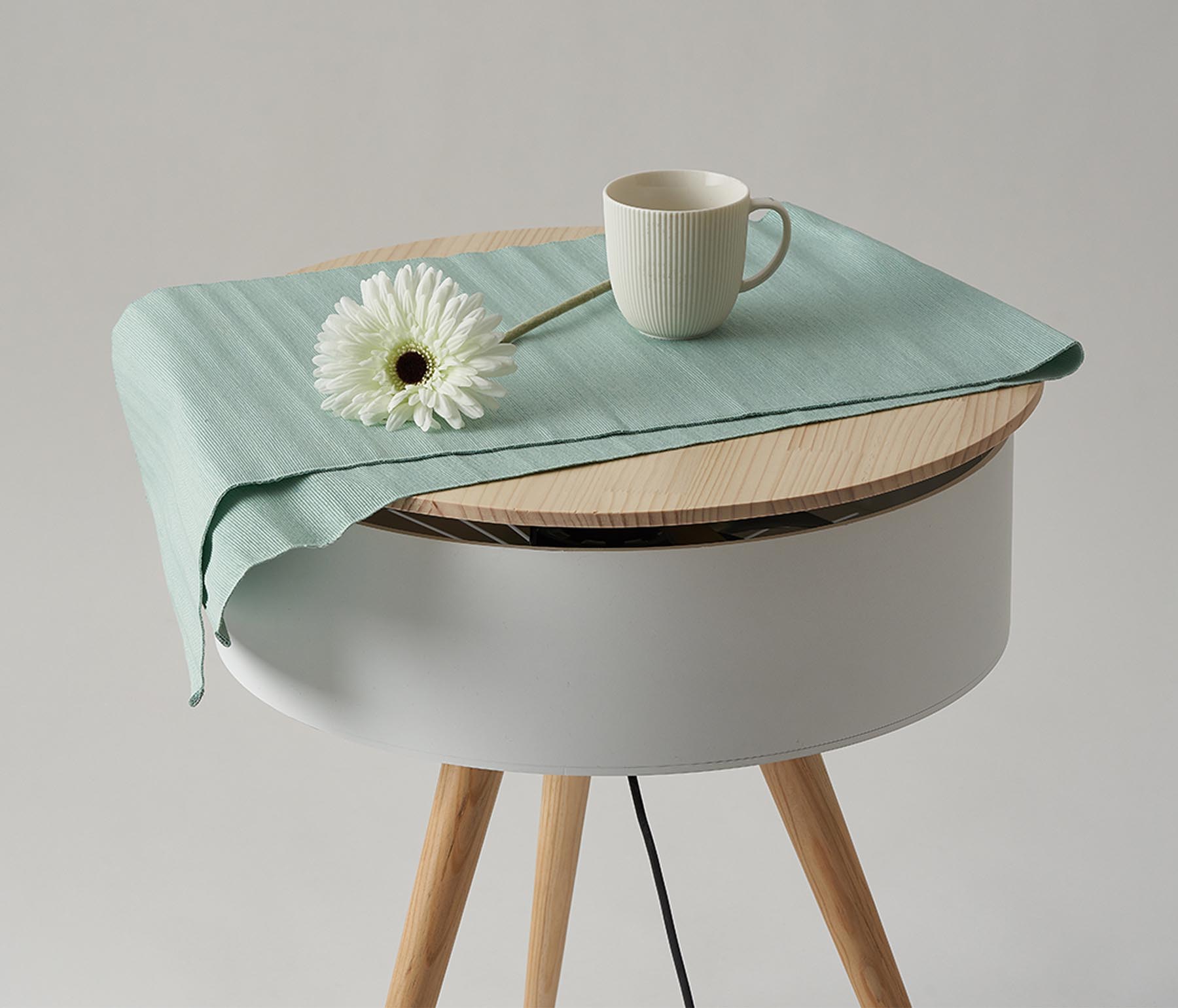 Brise Table Furniture Plus Fan by Wonho Lee.