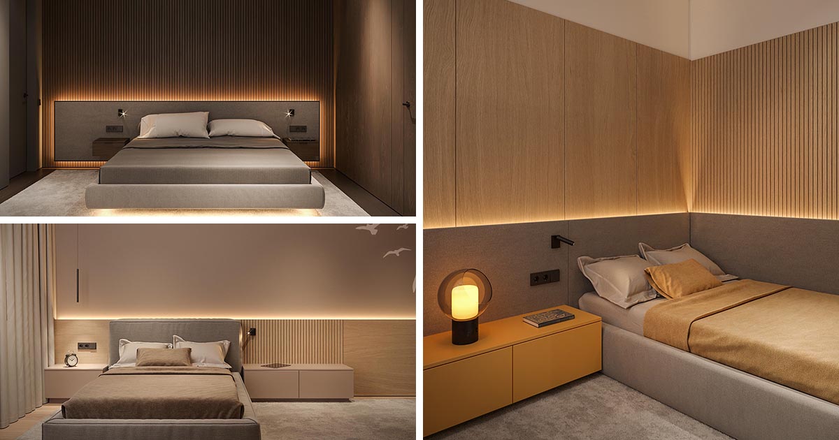 A Backlit Headboard Is A Bedroom Design Idea For Creating A Nice Warm Glow Of Light