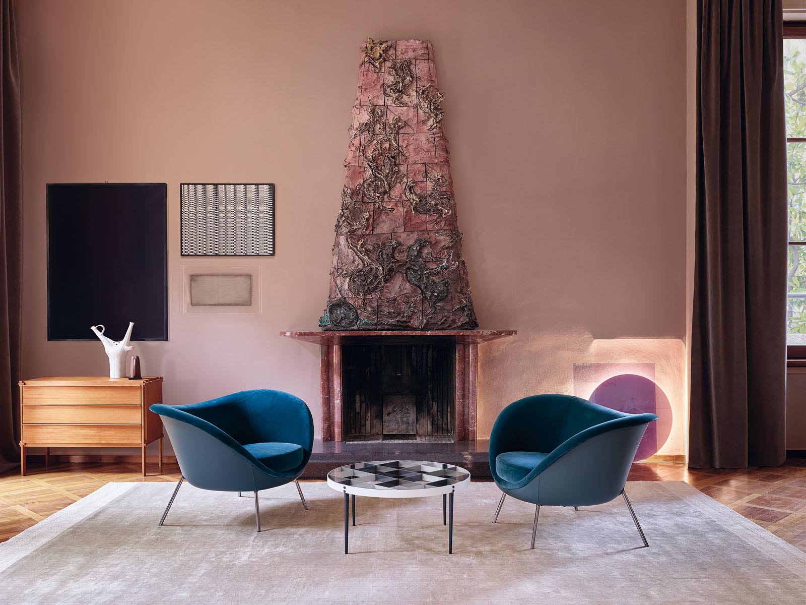 Modern living room furniture designs from Italian company Molteni&C.