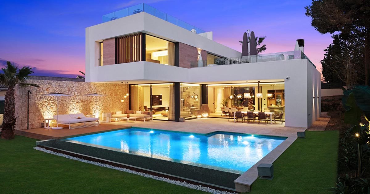 A Resort-Like Experience Was Designed For This Modern Mediterranean Home