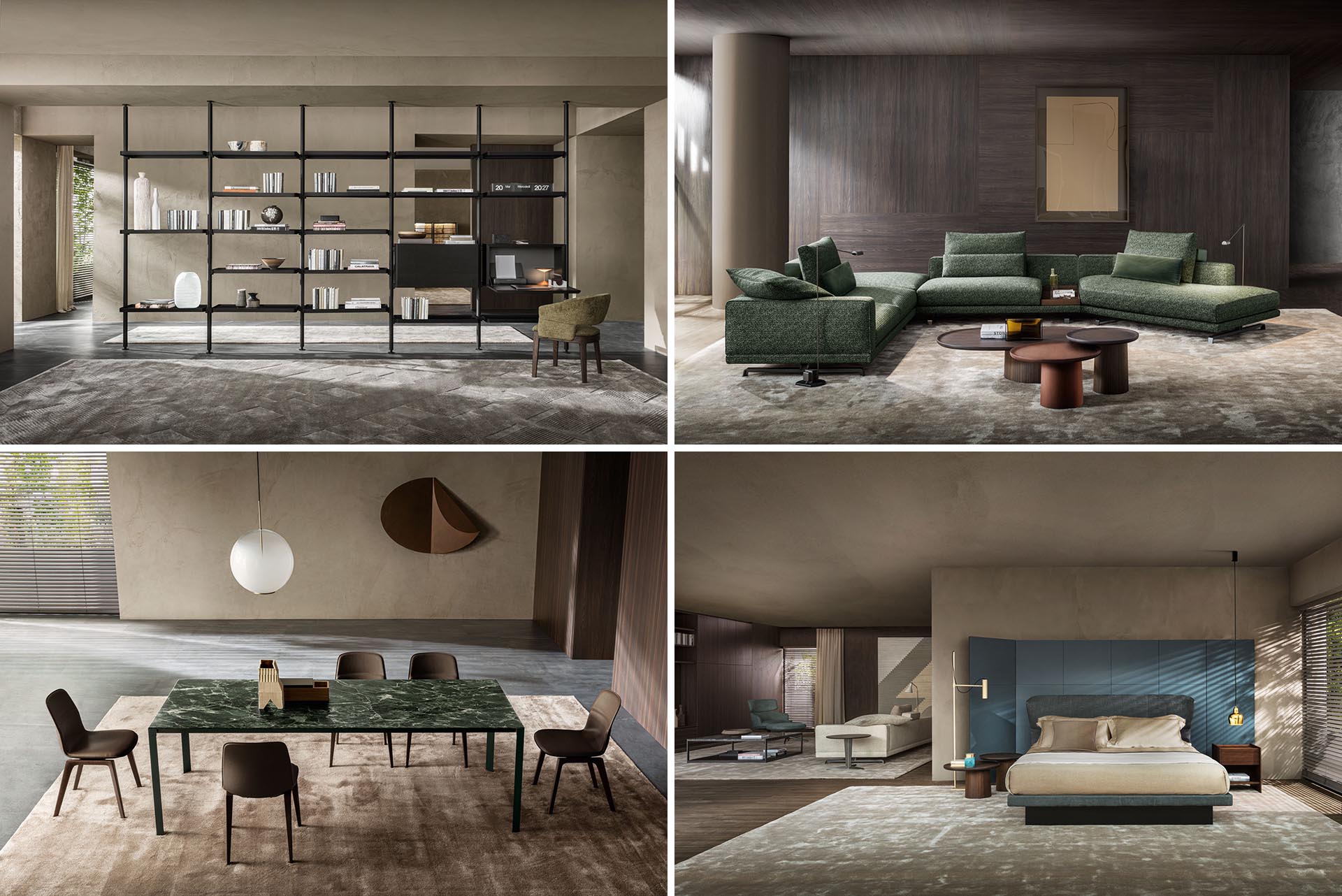 Modern furniture designs from Italian company Molteni&C.