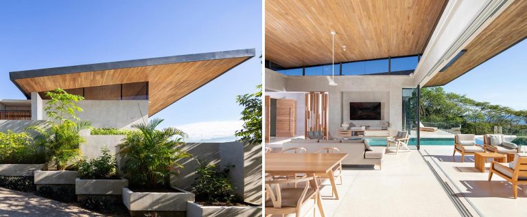 The Large Roof Overhang On This House Was Designed To Provide Shade From The Tropical Sun