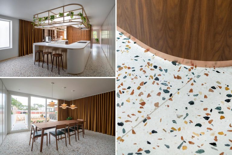 Colorful Terrazzo Floors Add A Playful Character To This Home's Interior