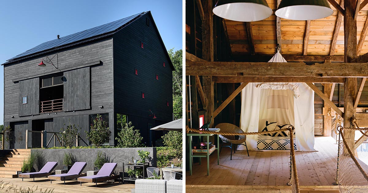 This 19th Century Barn Was Renovated And Converted Into A Contemporary Home