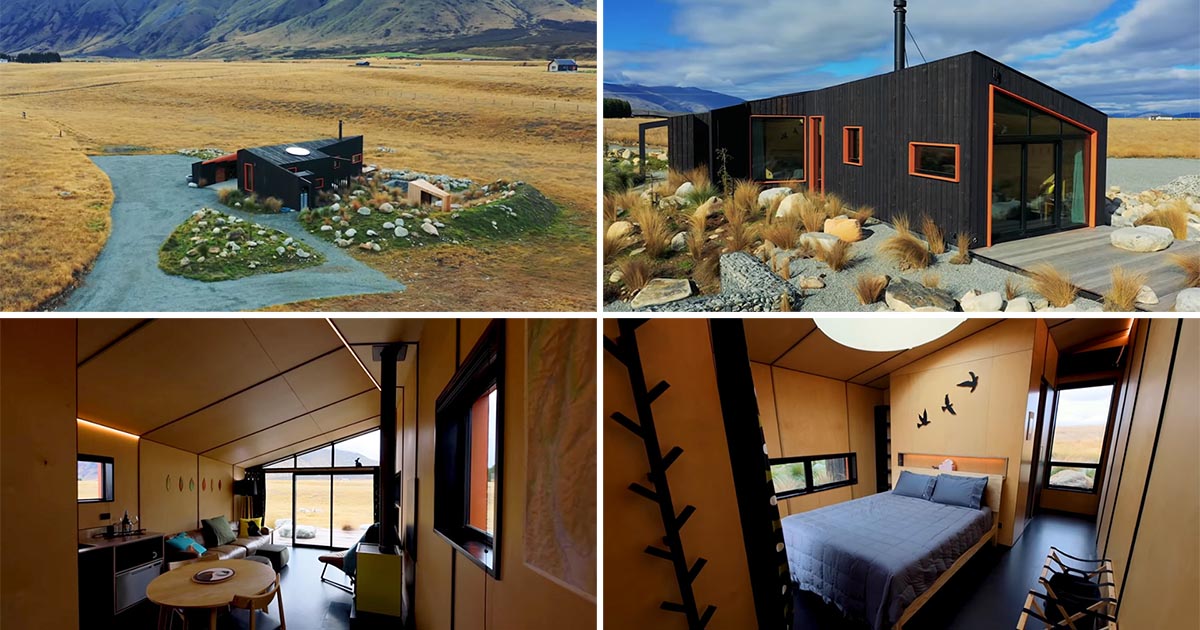 The 'Skylark Cabin' Is A Tiny House Nestled In A Picturesque New Zealand Landscape
