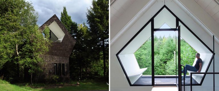 A Unique Space On The Top Floor Of This Home Was Designed For Sitting And Looking Out At The View