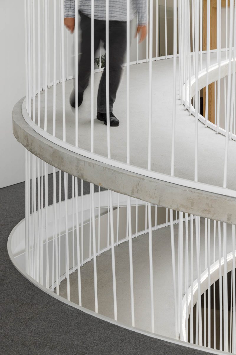 Instead Of Stairs, A Spiraling Ramp Was Designed For This Office Building