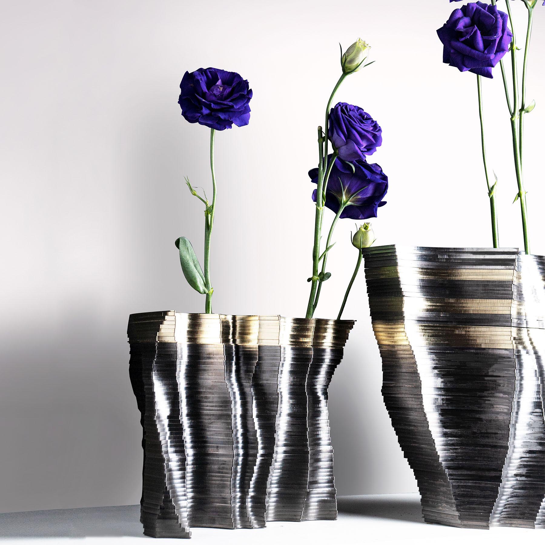 A modern vase set.