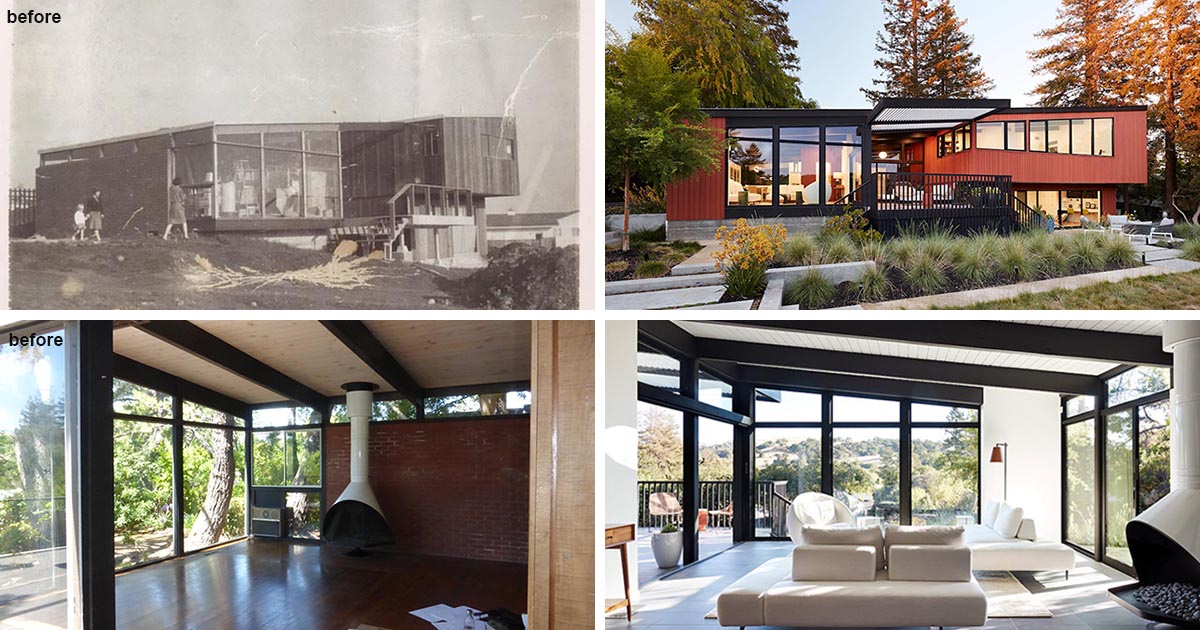 Before + After – The Remodel Of A Mid-Century Modern House From 1962