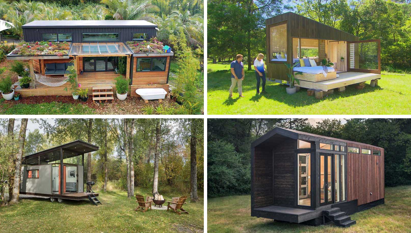 Tiny homes are an alternative way of living small. With a variety of designs and shapes, each of them are unique in their own way and include a variety of features that make the small space very efficient.