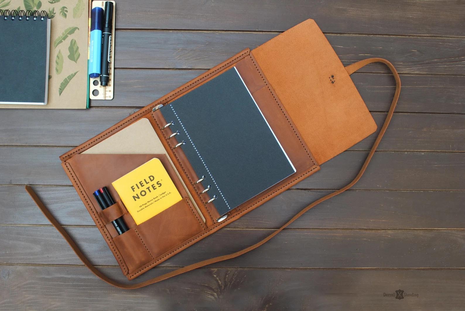 Modern Gift Ideas - Leather Binder.