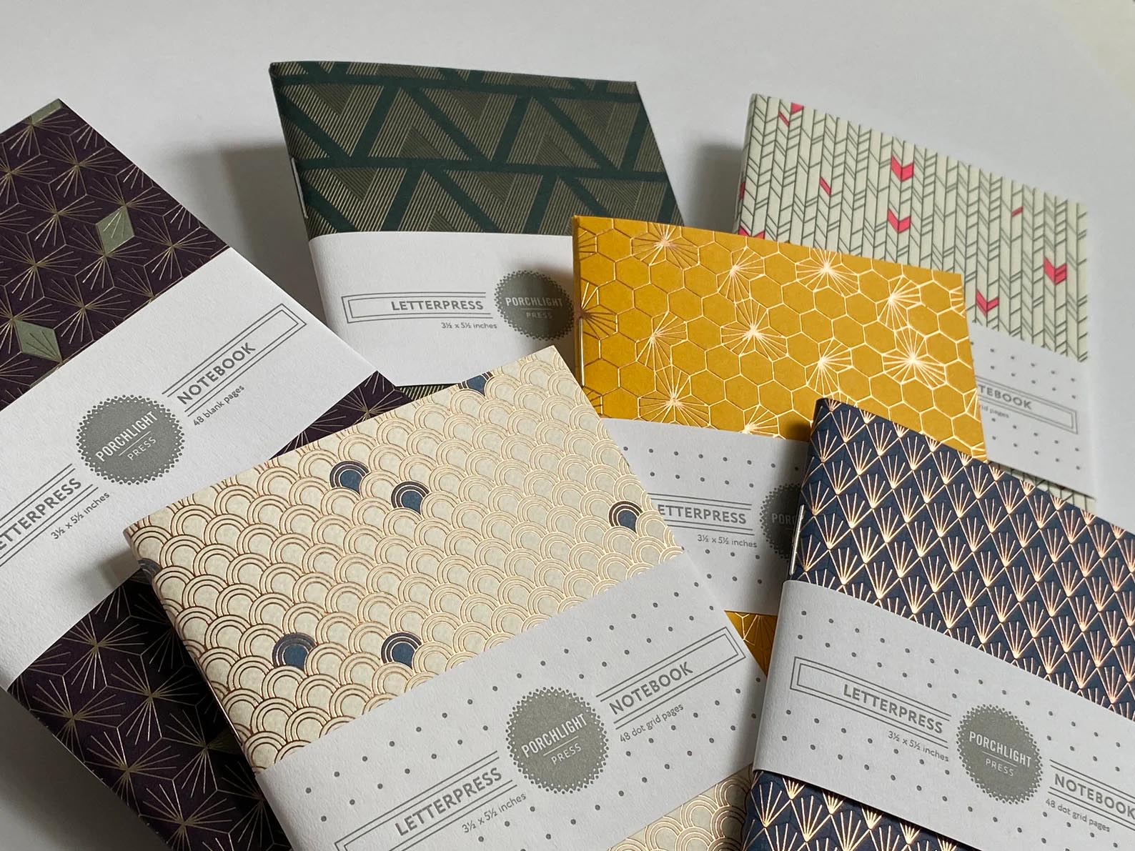 Modern Gift Ideas - Geometric Pocket Notebooks.