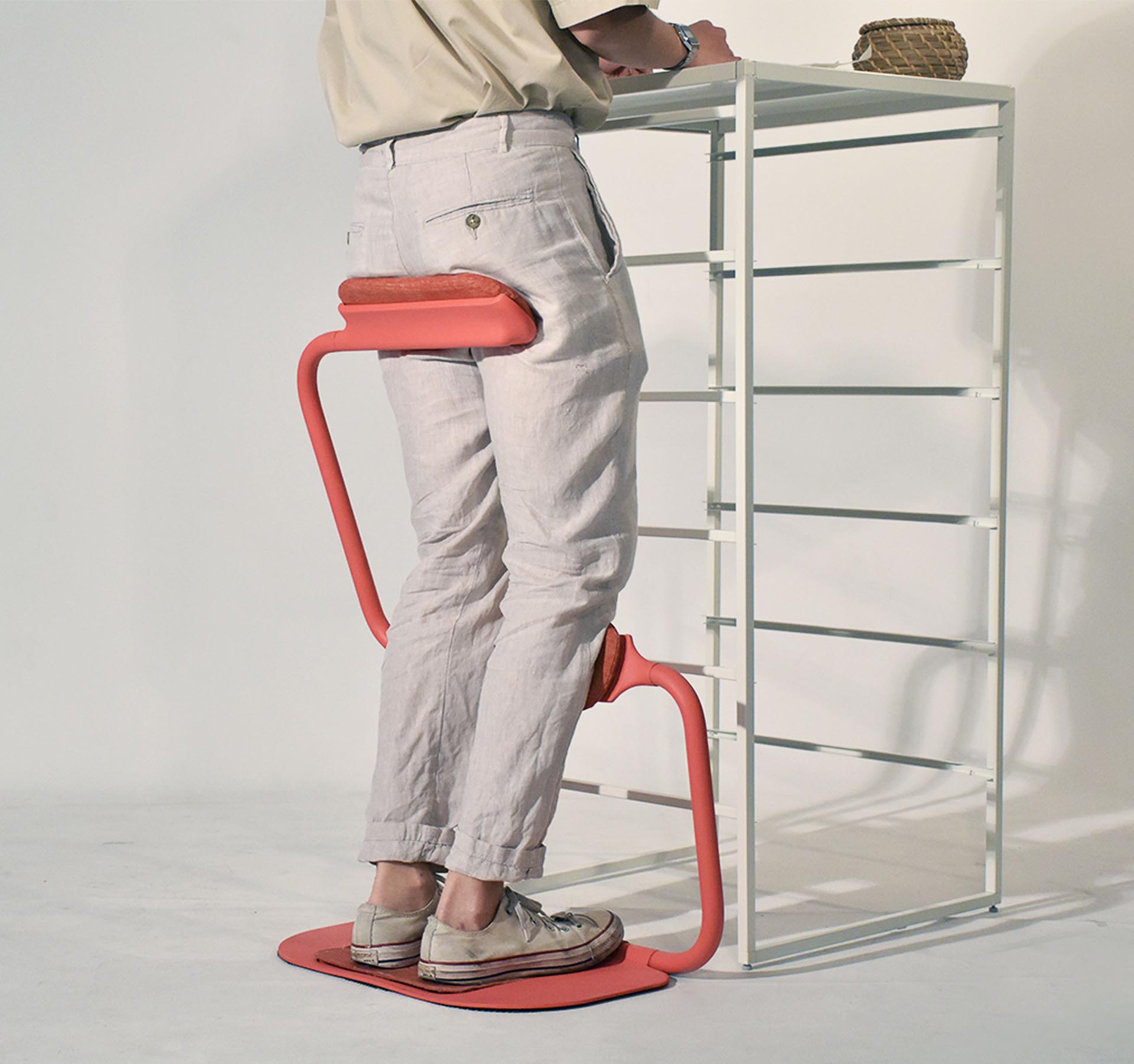 Standly Bao Folding Chair by Ming Hsiu Lee and Hu Jui Chung