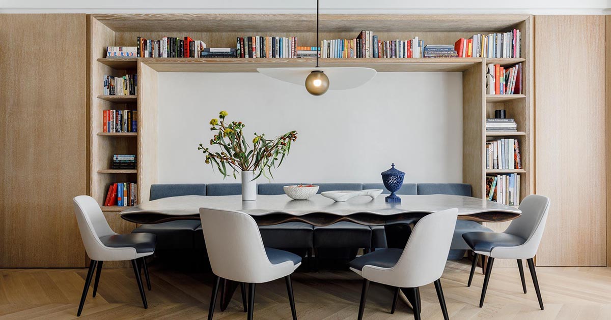 Custom Designed Furniture Allows This Dining Room To Transform From Casual To Formal Dining