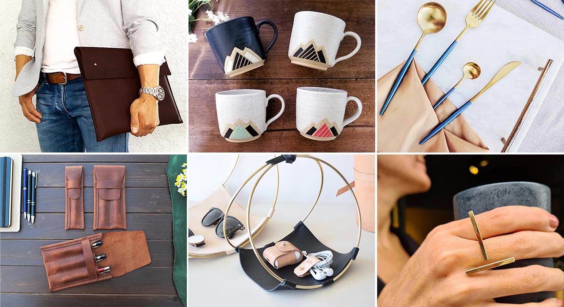 Modern gift ideas - homewares, bags, stationery, jewelery, kitchenware, art, and puzzles.