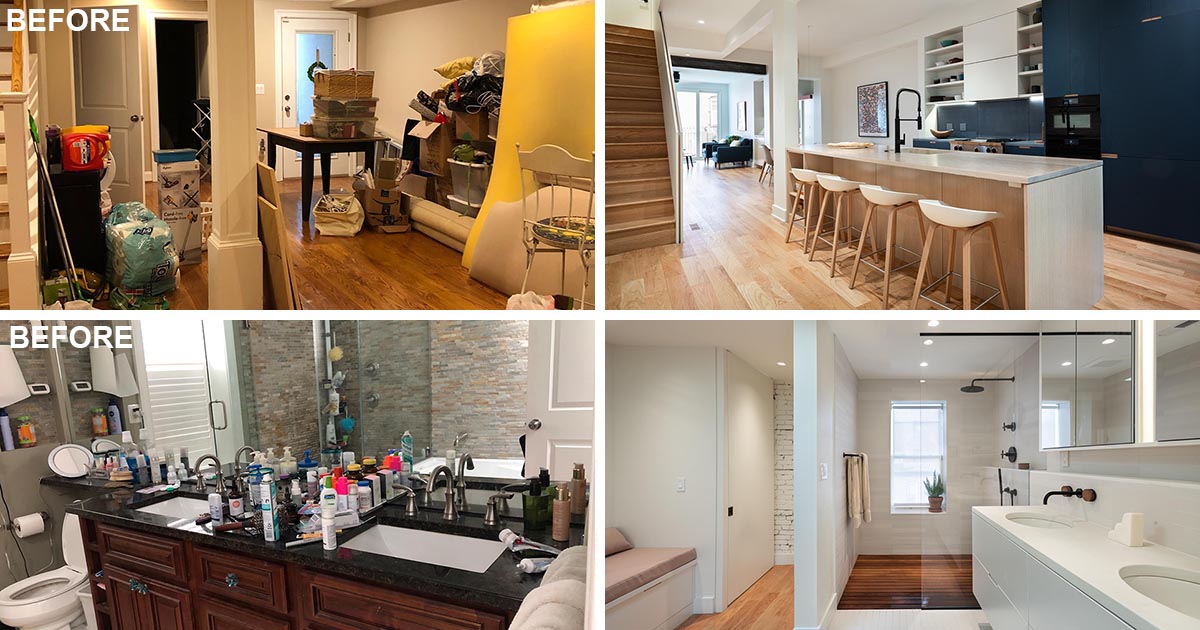 Before & After - The Interior Remodel Of An 1880s Home In Washington D.C.