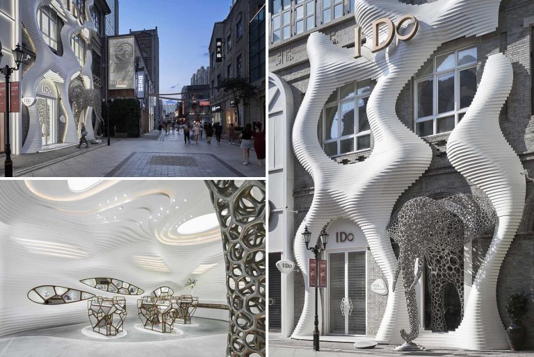 The Sculptural Facade Of This Store Offers A Hint Of What Is Inside