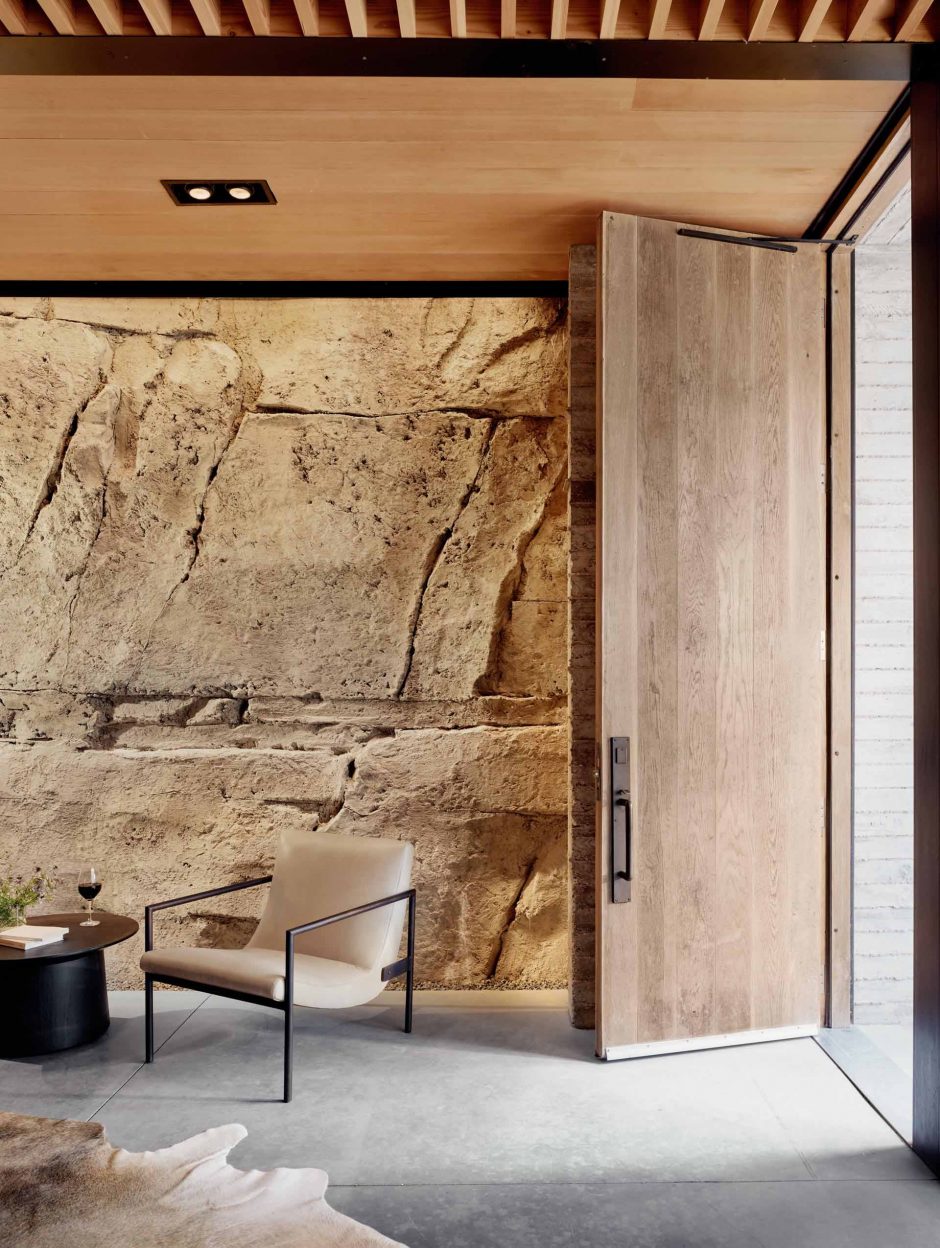 This Wine Cellar Was Built Into An Unused Tunnel In A Solid Limestone