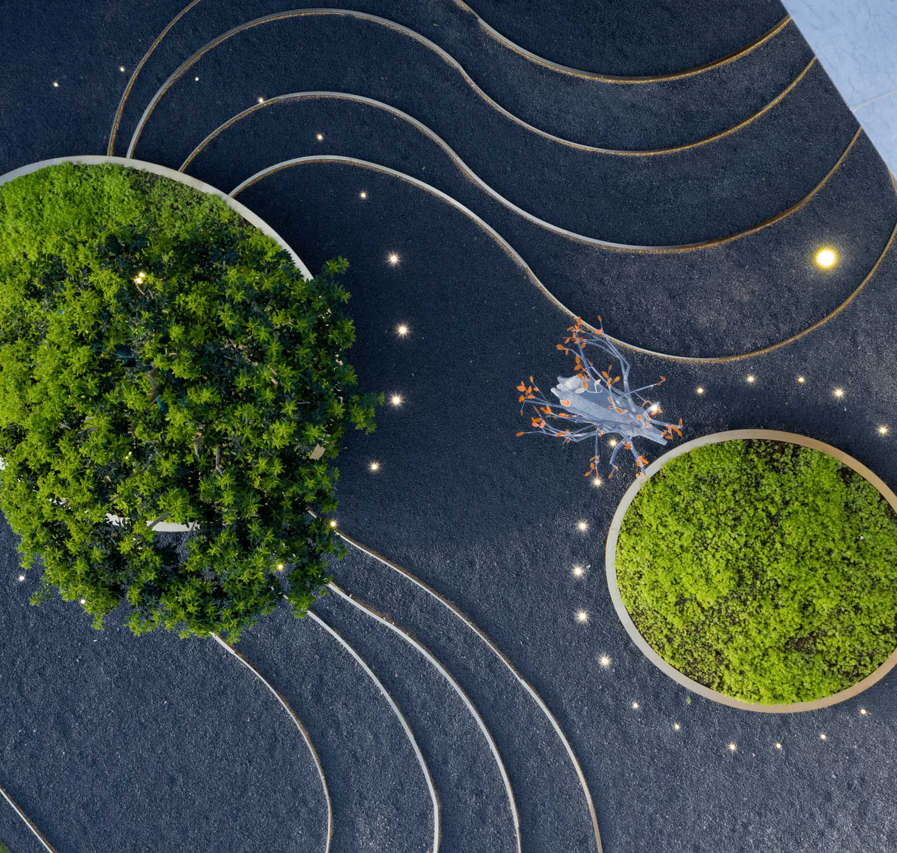 Cloud Building Landscape Design by Artbell