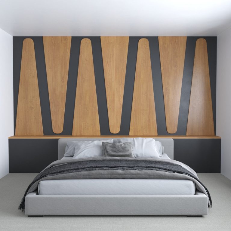 Stunning Wood Accent Wall Ideas For A Studio Apartment image