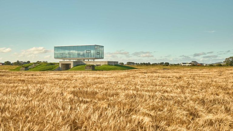 This Former Military Bunker Was Remodeled Into A Glass-Enclosed Event Space