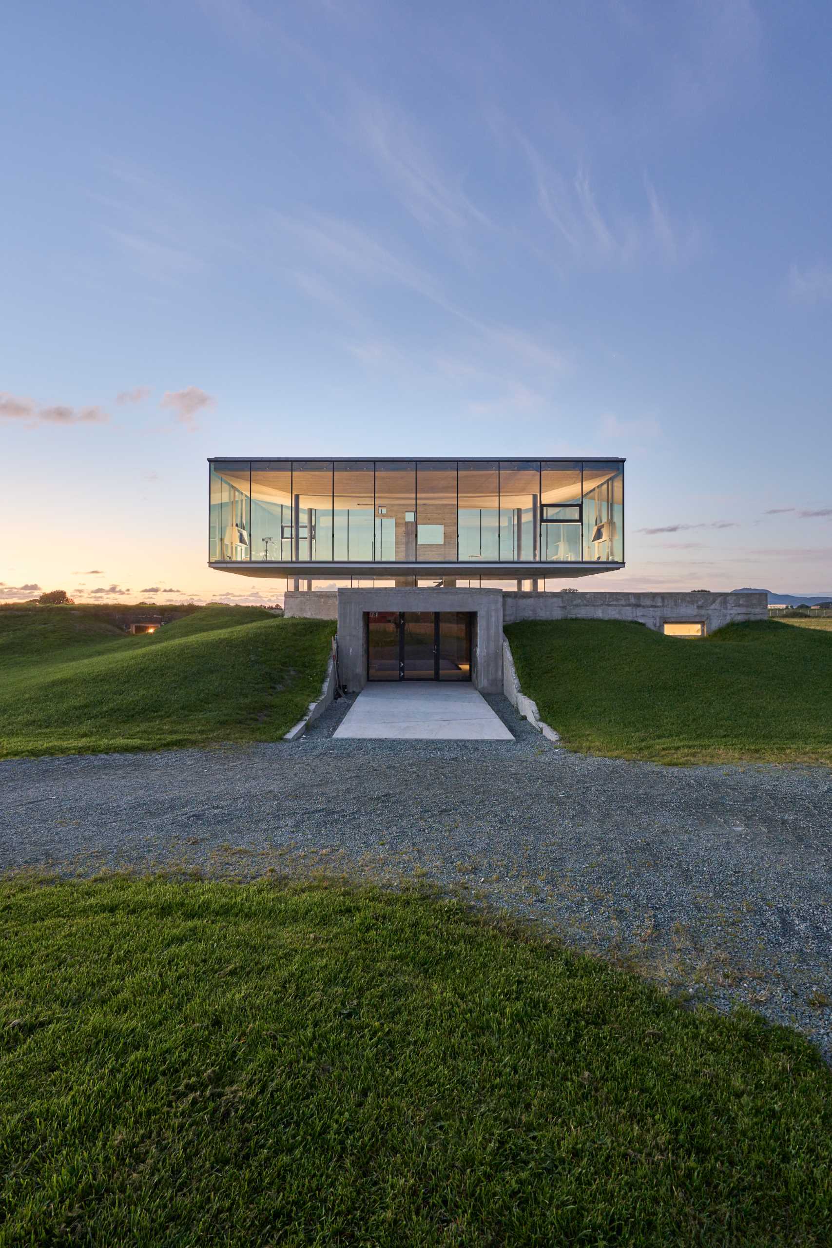 An old military bunker has been transformed into an event space.