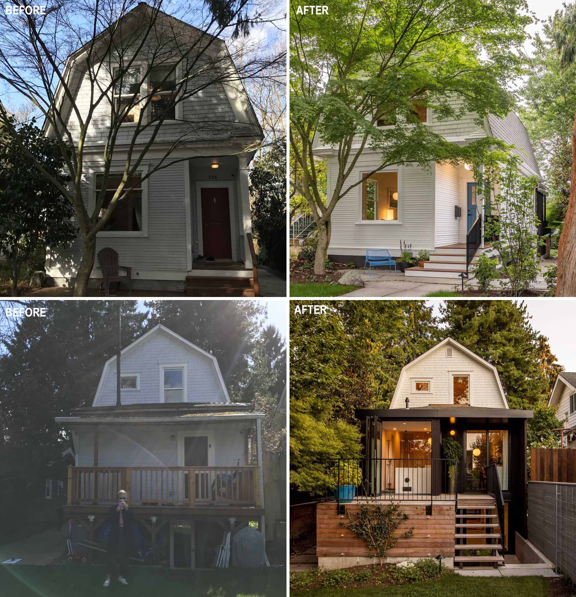 The remodel of a 1907 cottage.