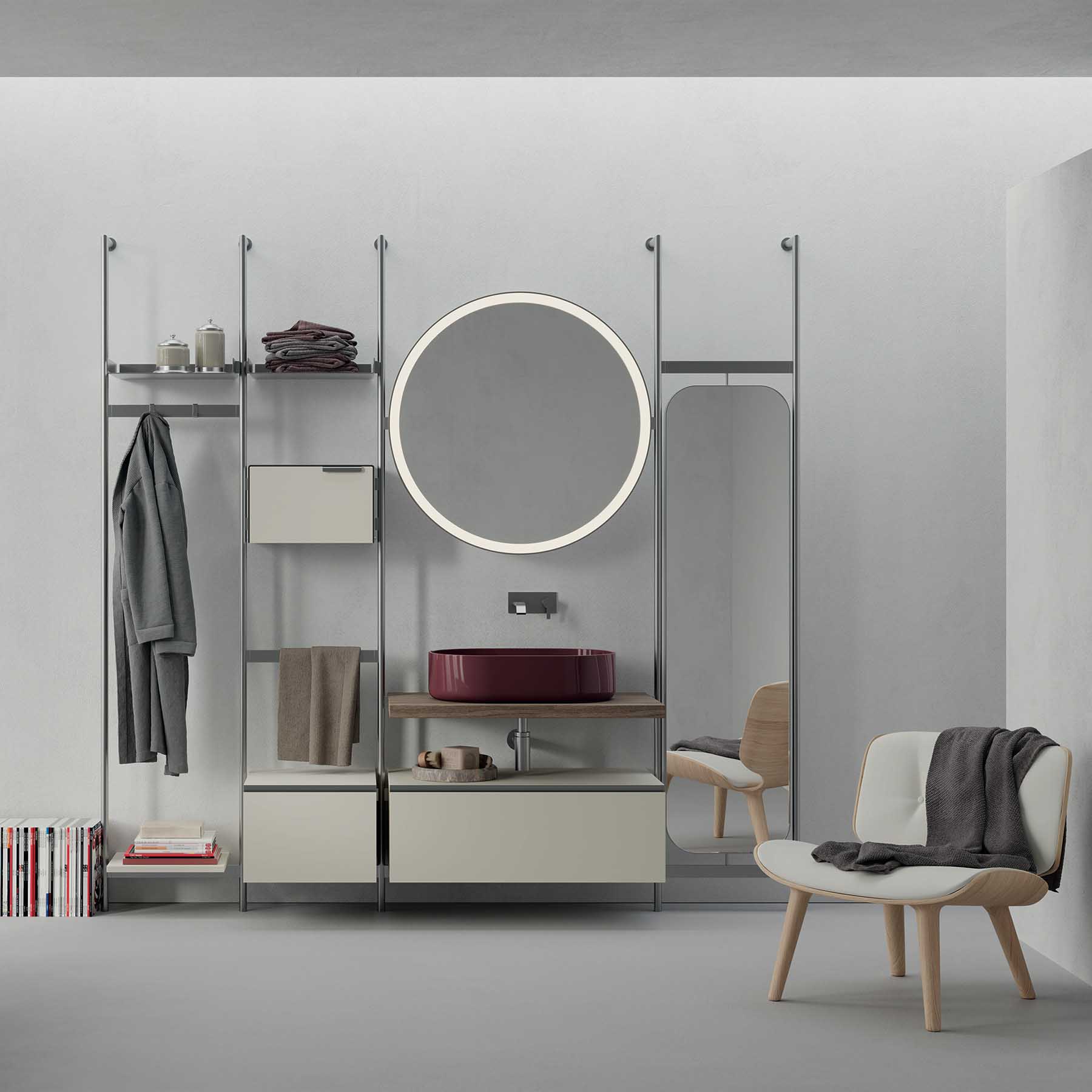 Over Modular System Furniture by Nic Srl and Studio 63