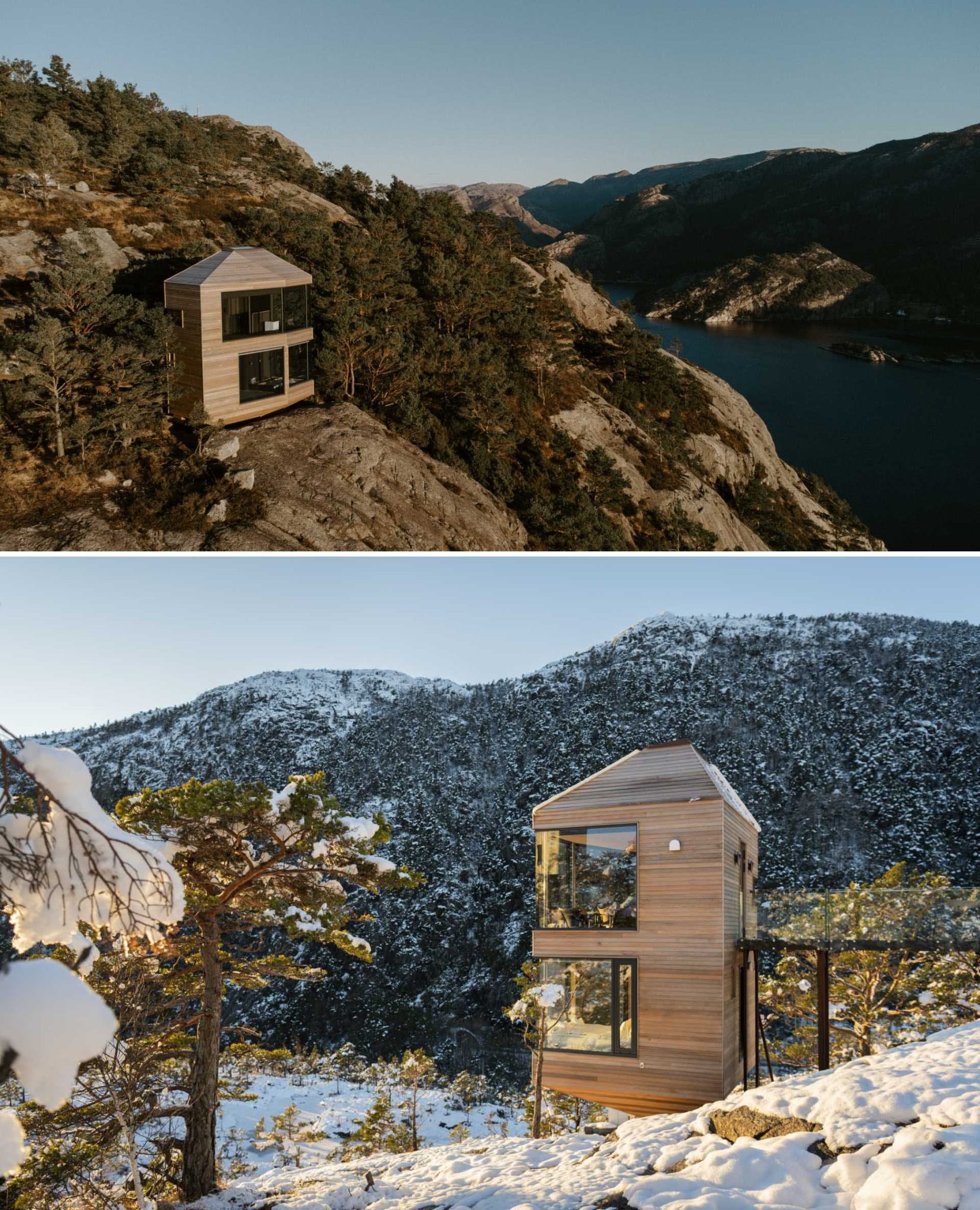 These NestLike Cabins Are Perched On The Edge Of The Norwegian Coast