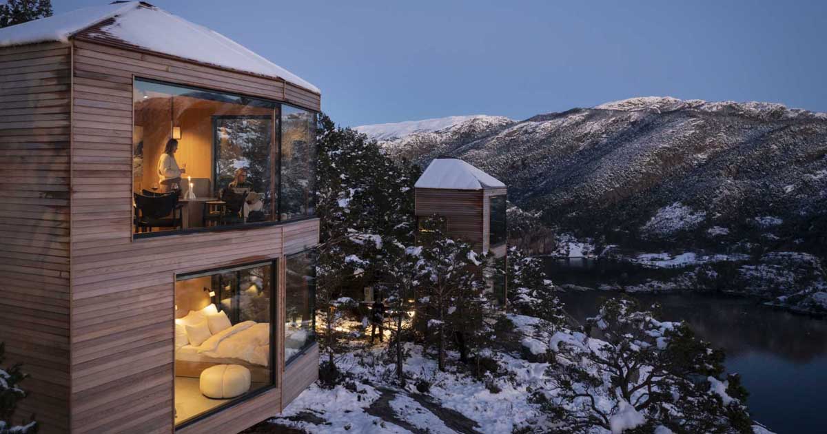 These Nest-Like Cabins Are Perched On The Edge Of The Norwegian Coast