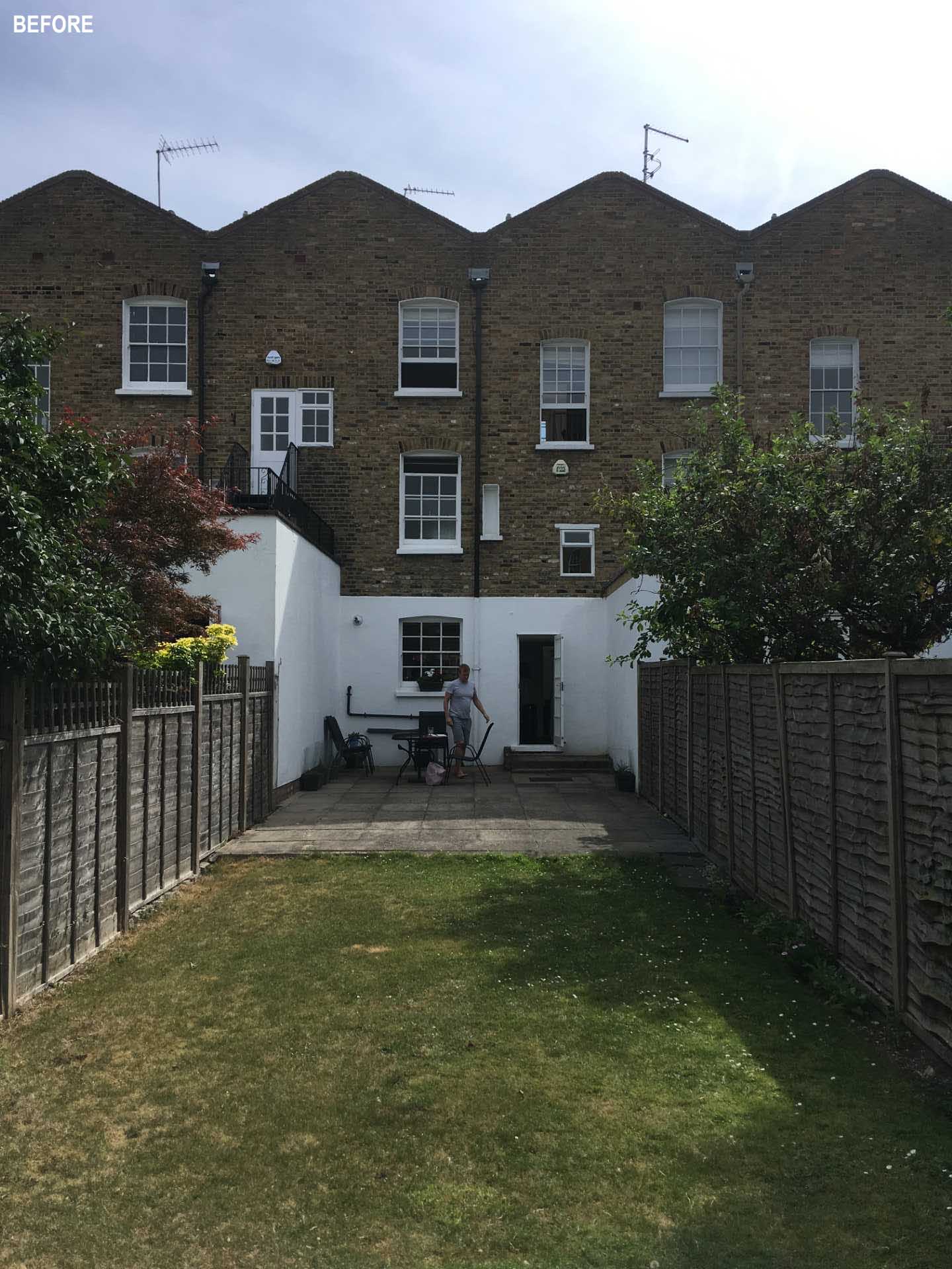 BEFORE -  a Grade II listed terrace home in Islington, England.