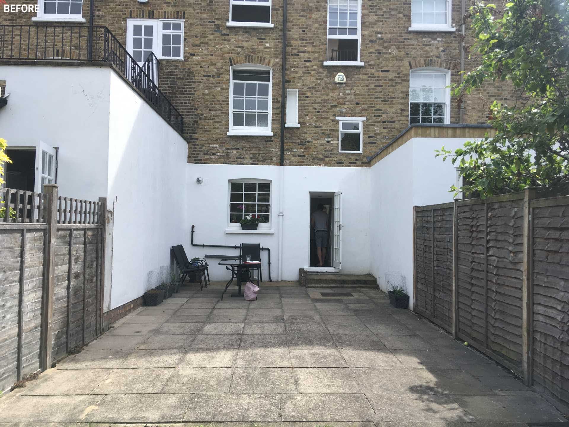 BEFORE -  a Grade II listed terrace home in Islington, England.