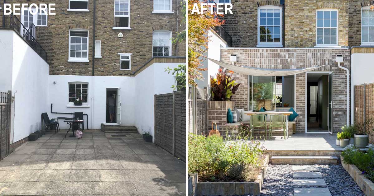 Before & After – An Extension Adds New Living Space For This Home In London