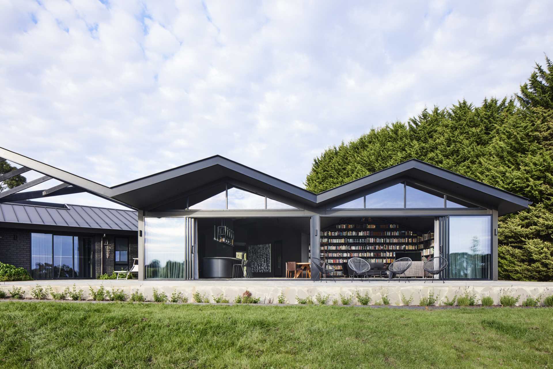Contemporary House Design With Pitched Roof Blending Style And Function