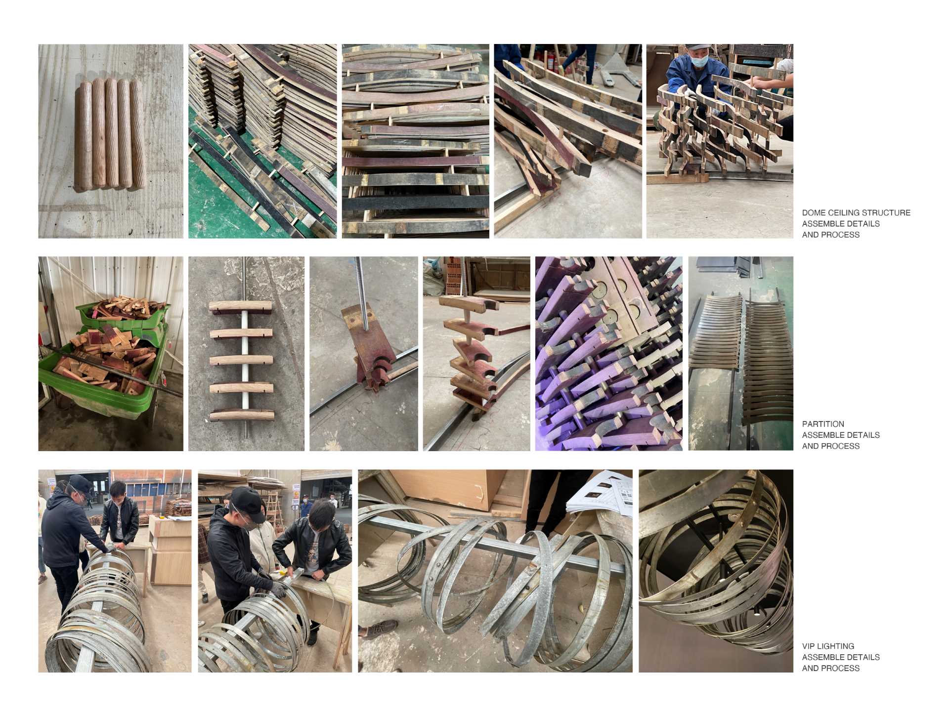 6000 قطعه بشکه ویسکی چوبی دور ریخته شده برای ساخت این نوار مدرن بازیافت شد.