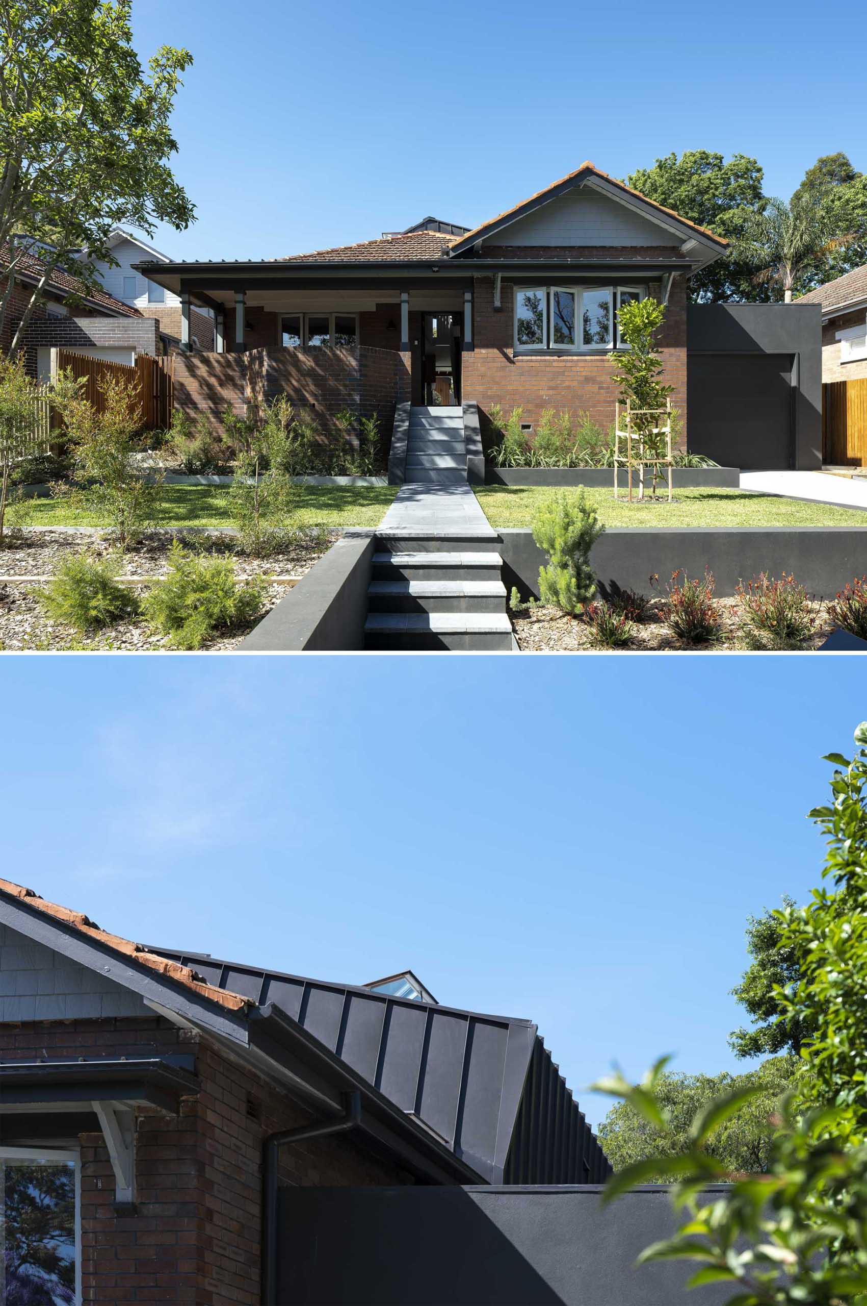 A modern two-storey rear addition for an inter-war cottage in Australia.