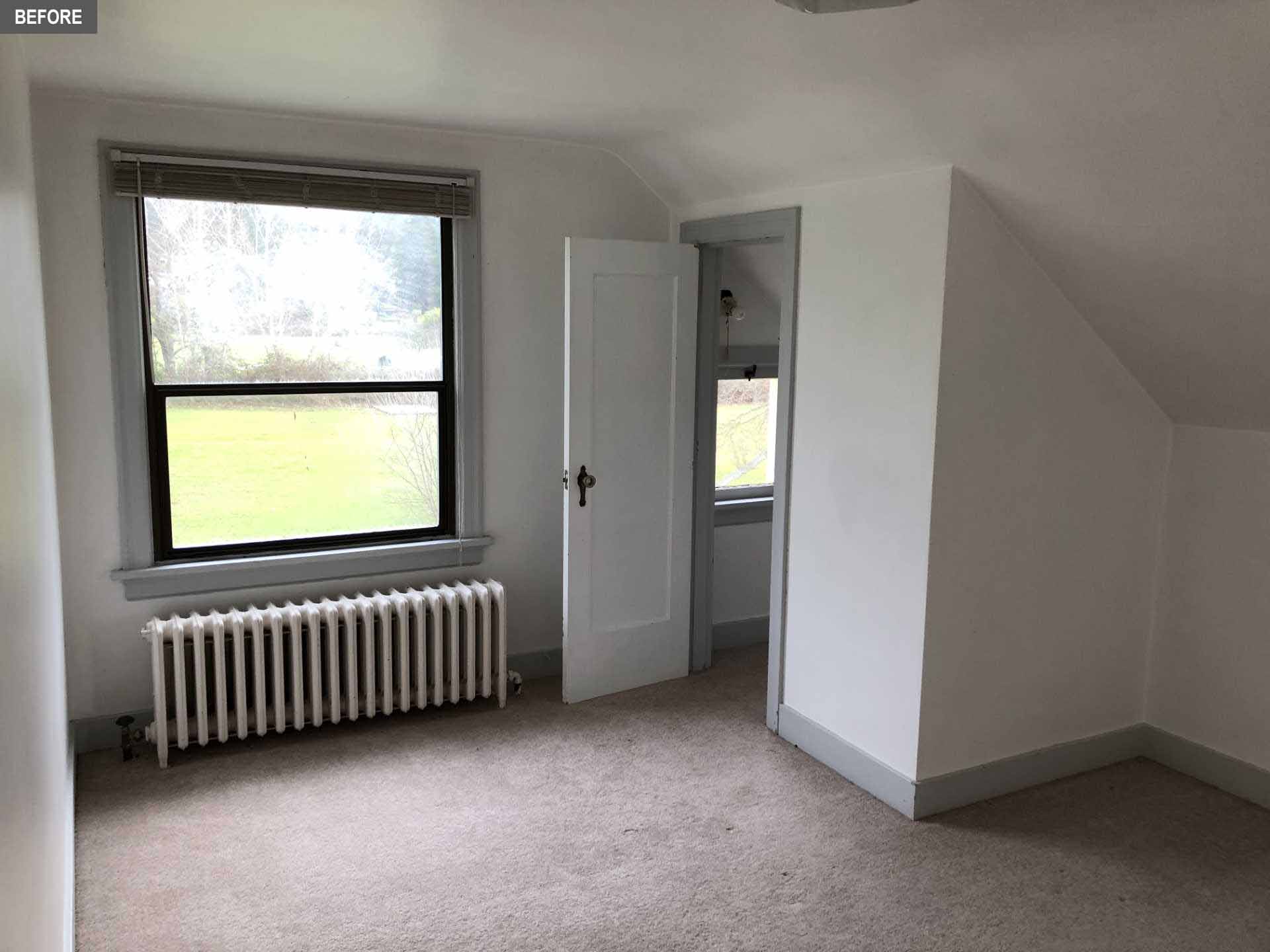 BEFORE - Bedroom in a farmhouse.