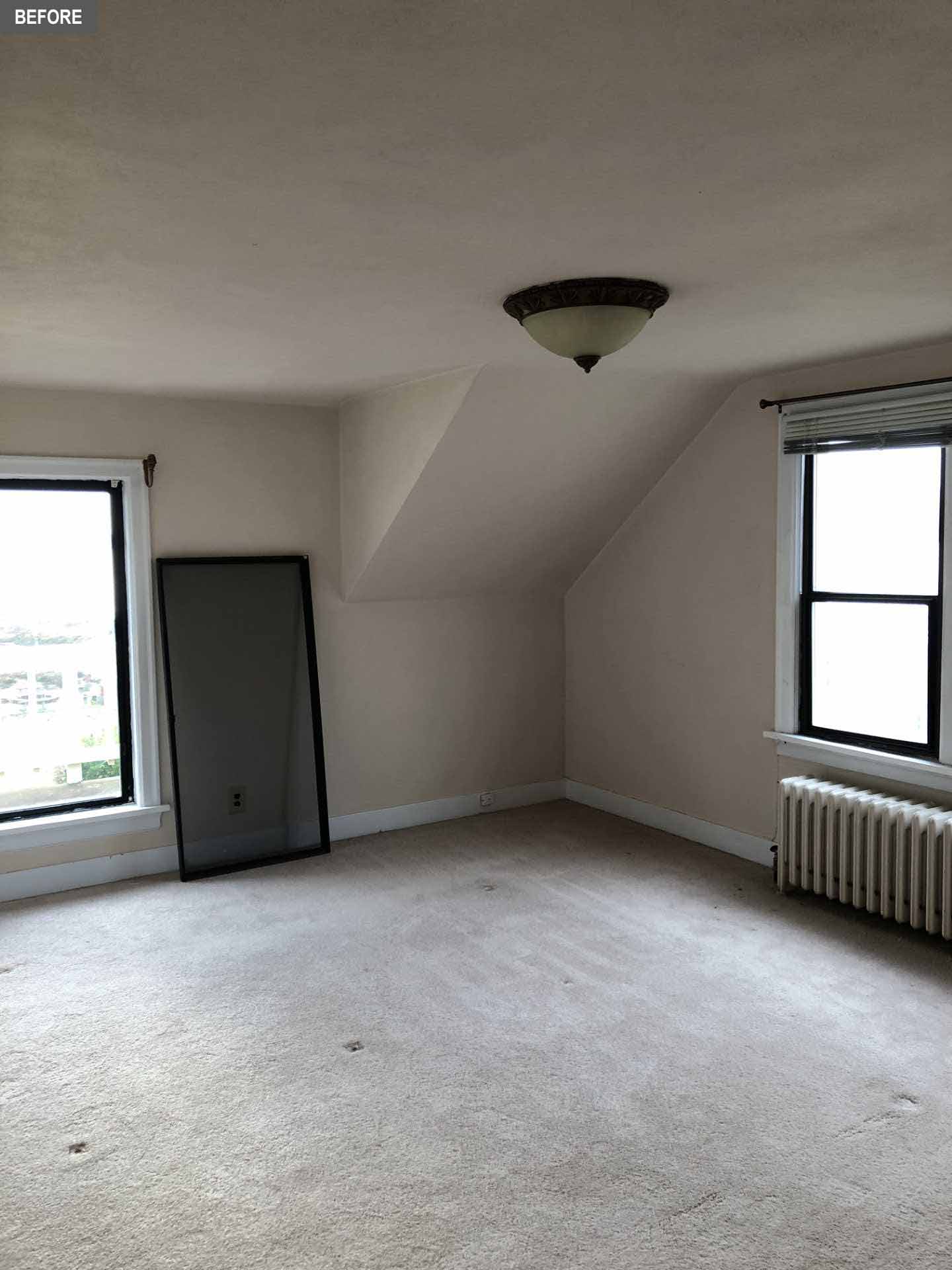 BEFORE - Bedroom in a farmhouse.