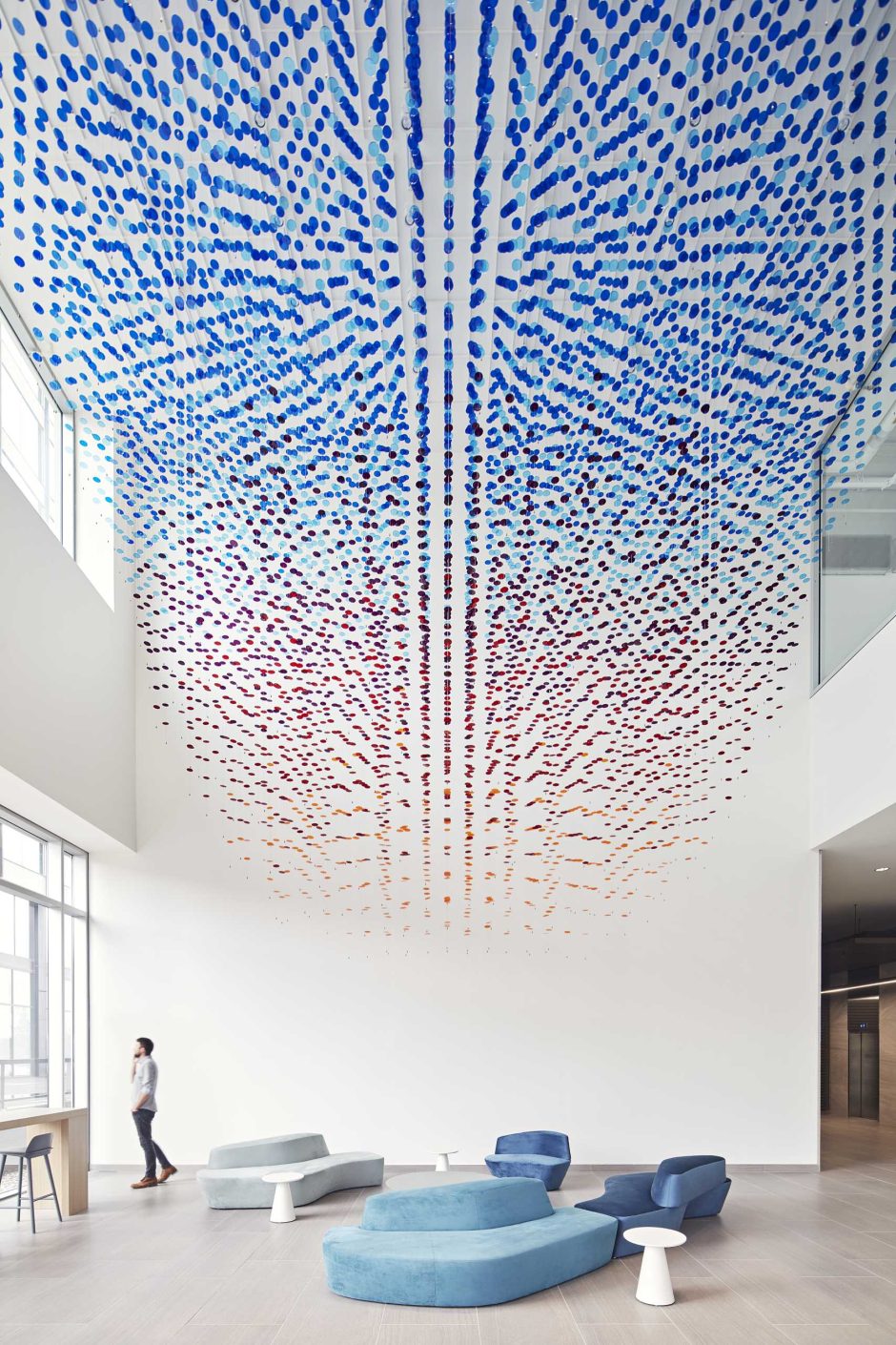8,000 Discs Were Suspended To Create This Artistic Installation